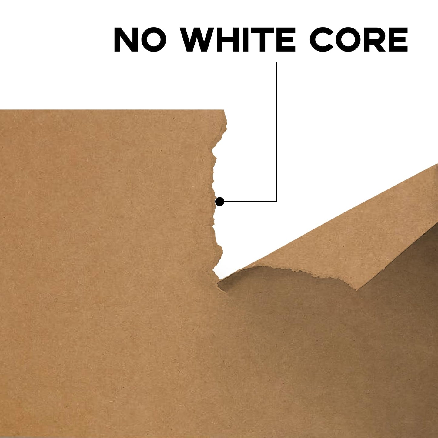 110lb Brown Cardstock Paper Thick Cardstock, Goefun 50 Sheets Kraft Cardstock 8.5 x 11 for Invitations, Menus, Poster, DIY Card(300 GSM)