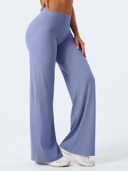 YEOREO Workout Leggings Womens No Front Seam Straight Leggings 31.5" High Waist Buttery Eddiy Gym Yoga Pants Ocean Blue XL