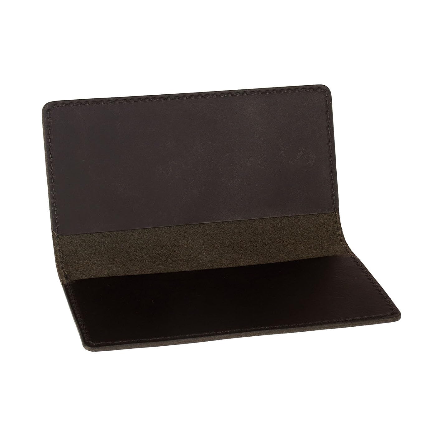 Nohma Leather Checkbook Cover - Leather Checkbook Wallet for Standard Checks, Handmade in USA (Checkbook, Black)