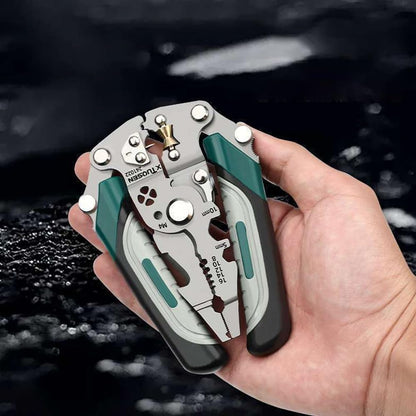 New Multifunctional Foldable Automatic Wire Stripper and Cutter,Wire Crimping Tool for Wire Repair and Splicing