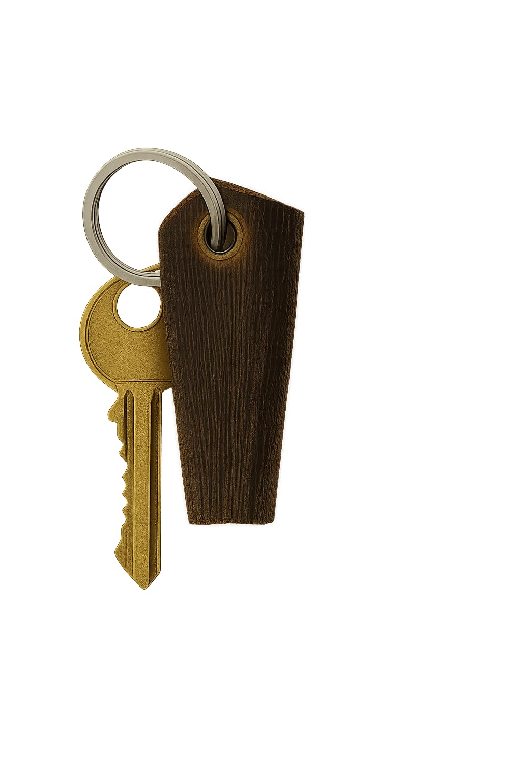 PavinCrafter Full Grain Leather Key Wrap – Silent Keychain Organizer with Snap Closure, Key Ring Cover & Pocket-Friendly Sleeve – Handmade Key Holder for Men, Stylish & Durable EDC Accessory