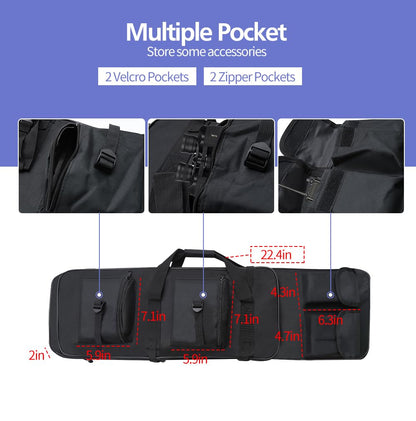 RUBY.Q 46" Bag, Portable Black case for Storage and Transportation