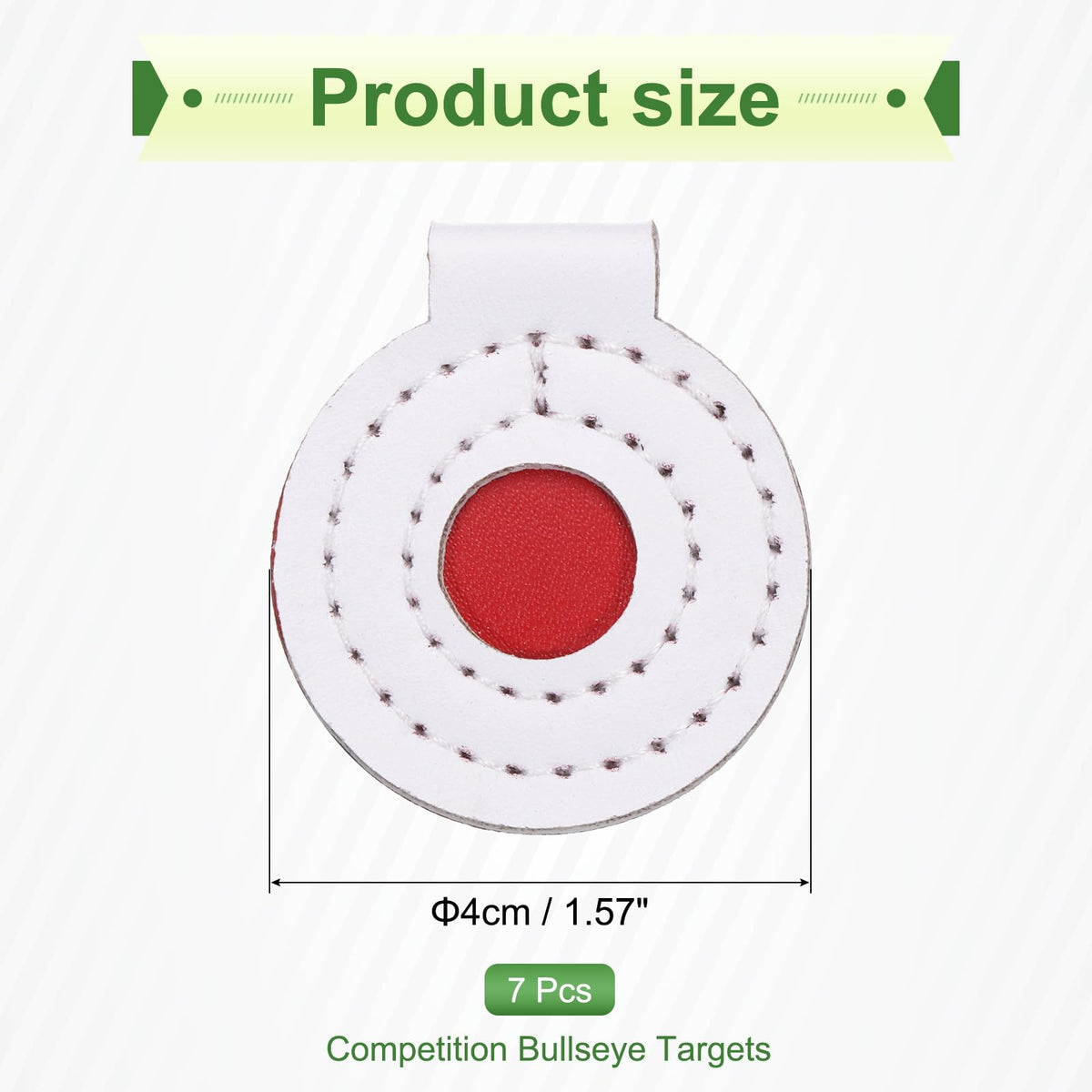 PATIKIL Microfiber Bullseye Targets 4cm, 7Pcs Competition Game Target Shooting Practice Fabric Pad Disc Accuracy Training Tool Outdoor Hunting Accessories