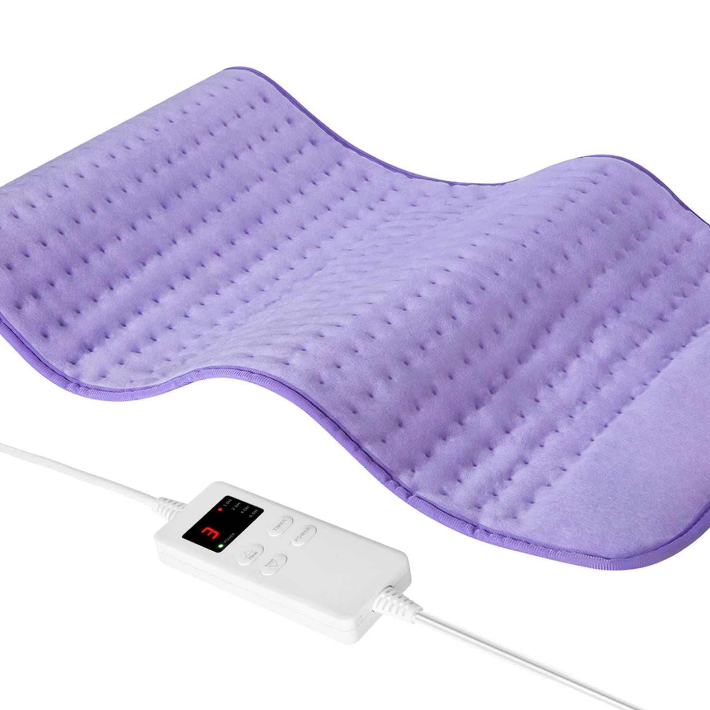 Heating Pad for Back, Large Heating Pads for Body Muscle Pain Cramps Relief, 6 Heat Settings Machine Washable Electric Heating Pad, Birthday Christmas Gifts for Women Mom