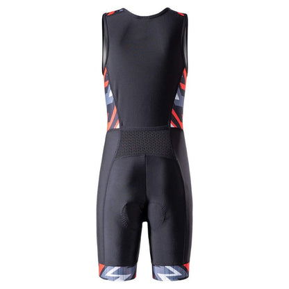 MY KILOMETRE Youth Core Triathlon Race Suit Boy Spring Competition Training Suits (Red, XX-Large)