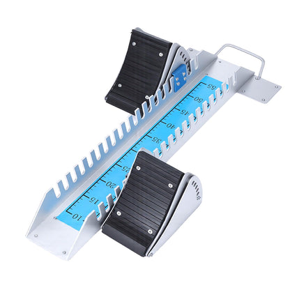 iondelce Starting Blocks Track and Field, 6-Level Angle Adjustable Aluminum Alloy Sprint Starting Block, Portable with Carrying Handle, Suitable for Plastic Runway & Cinder Track