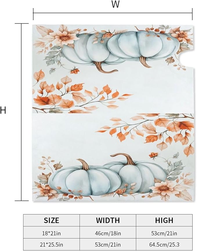 DADABULIU Mailbox Covers Pumpkin Fall Leaf Thanksgiving Magnetic Letter Post Box Cover Standard Size 25.5 x 21 Inch Garden Yard Home Decorative
