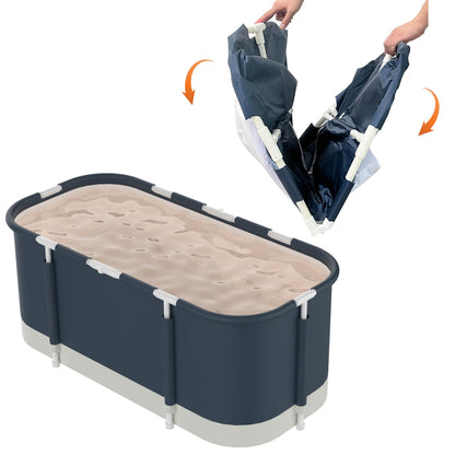 Portable Bathtub For Shower Stall, Large 45.3 inch Foldable Soaking Bathing Tub for Adults, Separate Family Bathroom Japanese SPA Collapsible Tub, Ideal for Hot Bath Ice Bath Drain Specifications