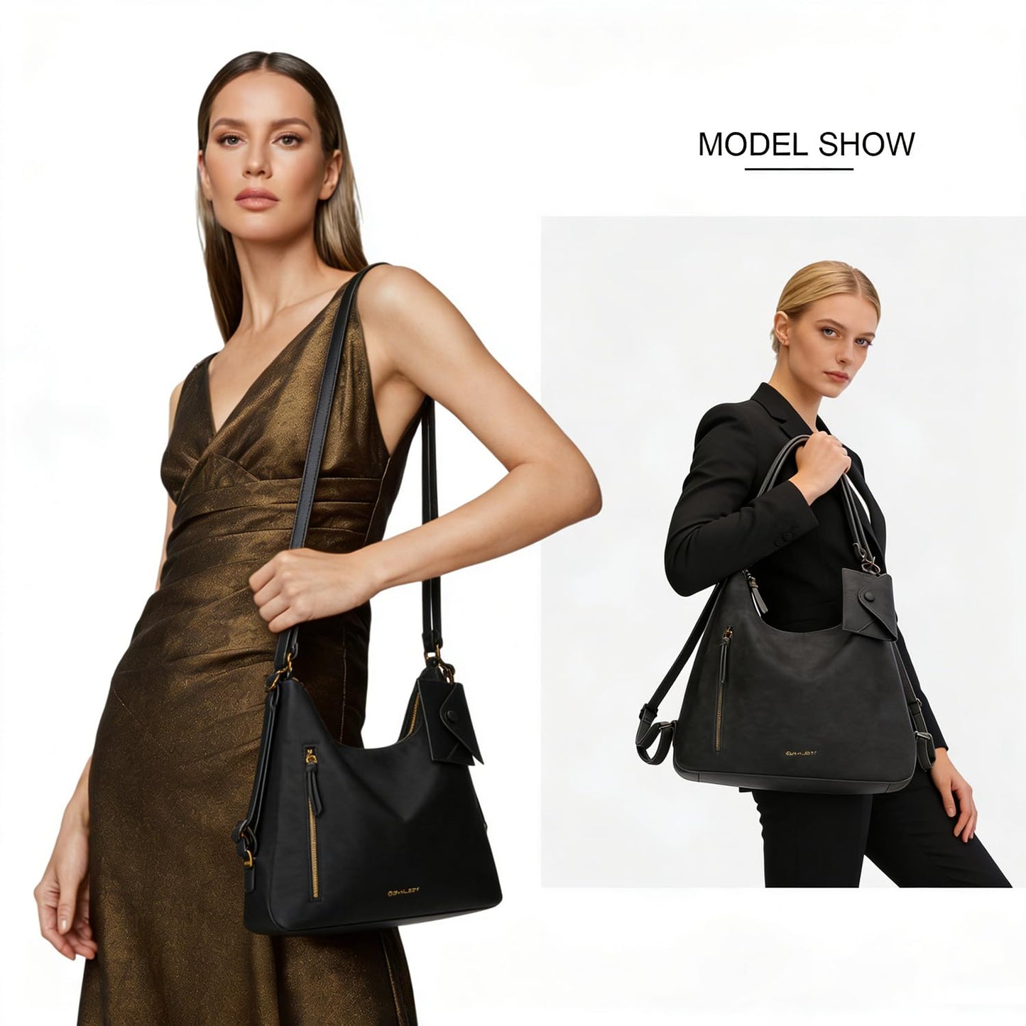 Women Hobo Bag Faux Leather Tote Handbags Clutch Purses Fashion Crossbody Bag Shoulder Bags