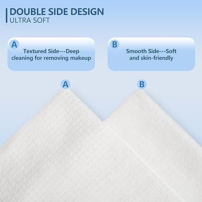Disposable Face Towels Travel, Ultra Soft Facial Towels