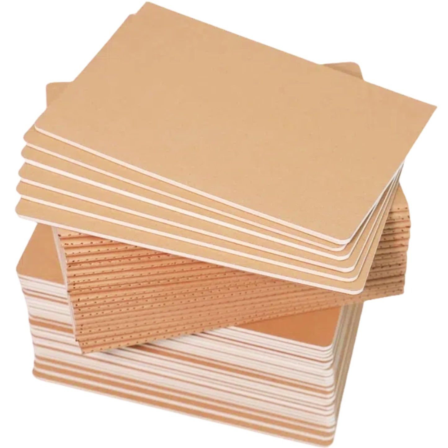 48 Pack Notebook Journals for Travelers, Students and Office, Writing Sketchbook Memo Diary Subject Notebooks Planner with Blank Paper, 60 Pages, 30 Sheets, 8.3x5.5 inch, A5 Size, Travel Journal Set