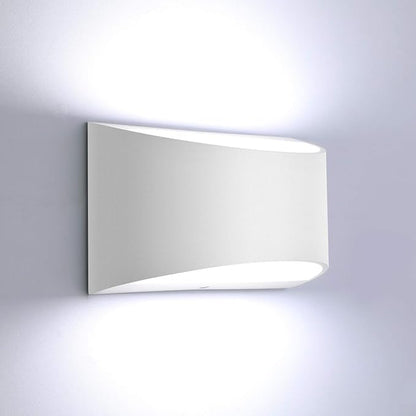Lightess Indoor LED Wall Lamp 12W Dimmable Up Down Wall Light for Living Room Bedroom Hallway Staircase Cool White