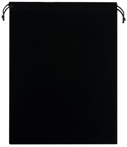 PALTERWEAR Velvet Drawstring Gift Bags - Bulk Wholesale (9 x 12 inch - 25 pack, Black)