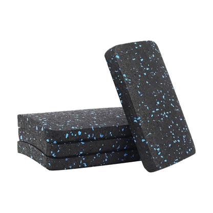 Aymzbd Treadmill Mat Floor Protector Multifunctional Exercise Equipment Mat Anti Vibration Pad for Sports Exercise Bike Hardwood, 4pcs