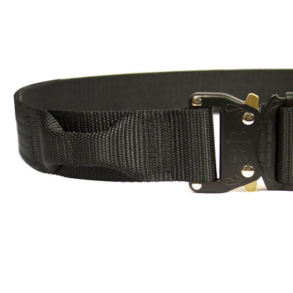 fusion tactical Military Police Riggers Belt Black Large 38-43"/1.75" Wide