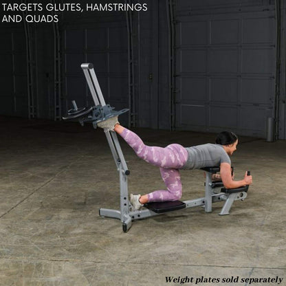 Powerline by Body-Solid (PGM200X) Glute Master - Isolation Glute Machine for Targeted Booty & Leg Workouts at Home