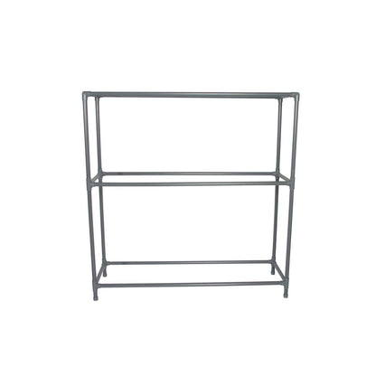 Fitness First Balance Ball Metal Storage Rack – Heavy-Duty Metal Pipe Construction, Easy Assembly, Stable Design – Holds 9 Exercise Balls for Gym or Studio Organization