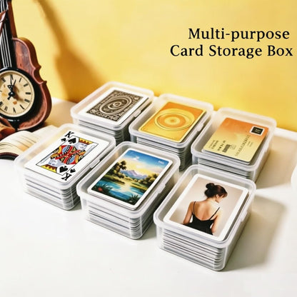 kediyoo 3PCS Card Case for UNO Card, Plastic Playing Card Case, Card Holder Box, Plastic Card Storage Box(NO Cards)