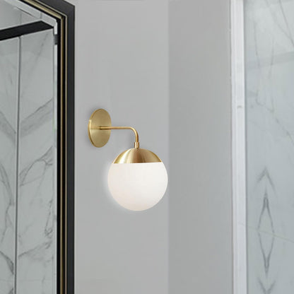 Dainolite 1 Light Wall Sconce Halogen Matte Black with White Glass, Model DAY-141W-MB