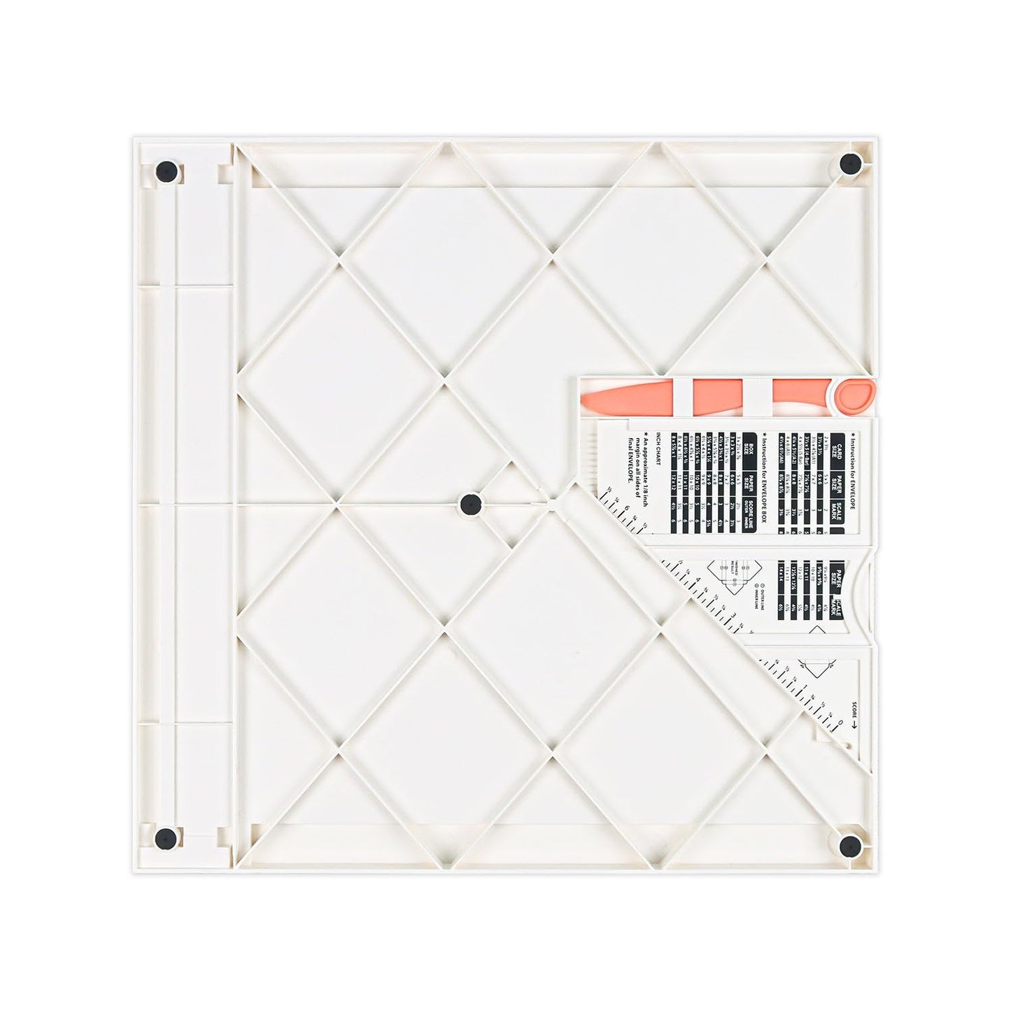 Bira Trim and Score Board, Includes 12x12 Inch Board, Scoring Tool and Envelope Maker for Card Making