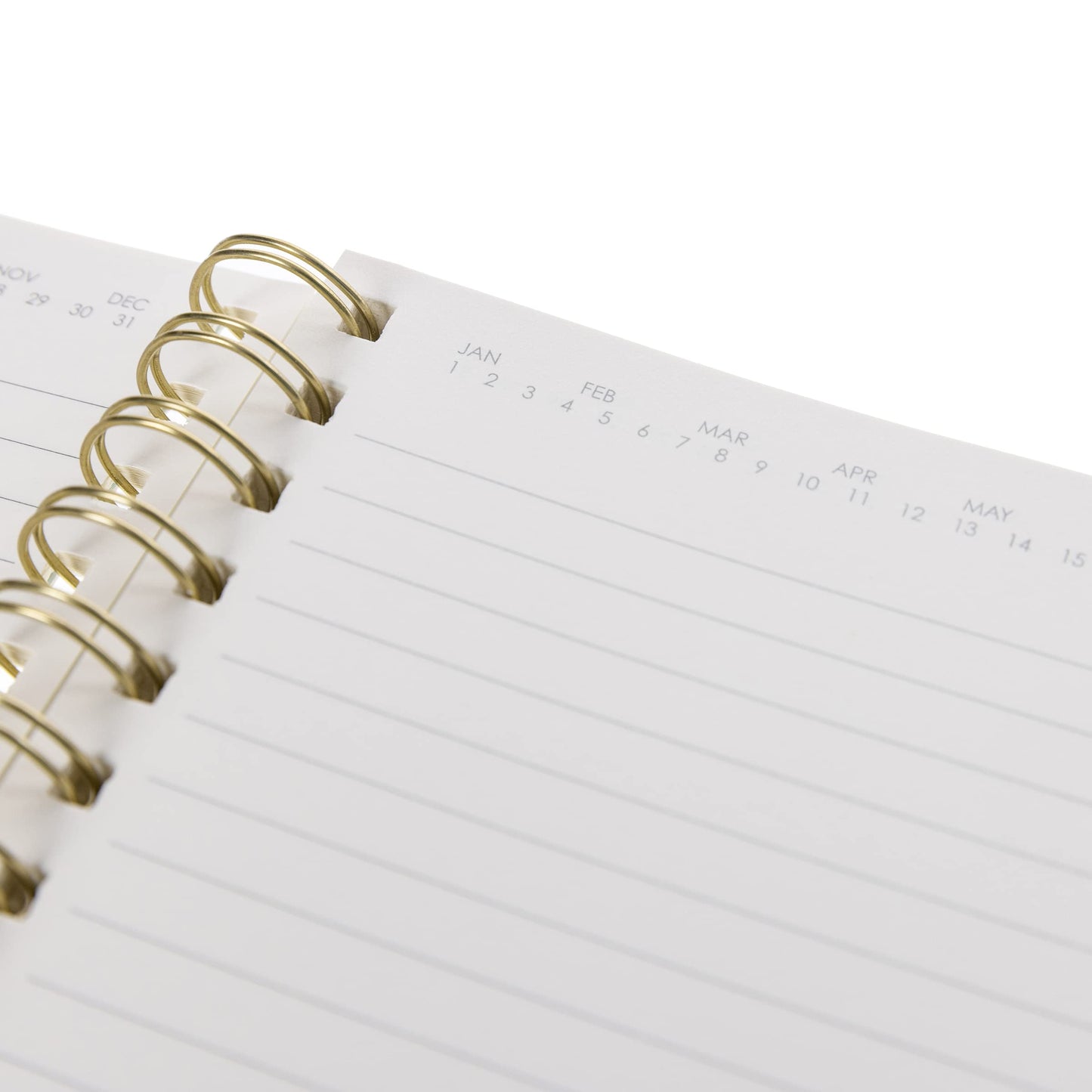 Graphique Vegan Leather Spiral Journal - Focus Design - 192 Lined Pages - Perfect for Taking Notes, Lists and More (8" x 10")