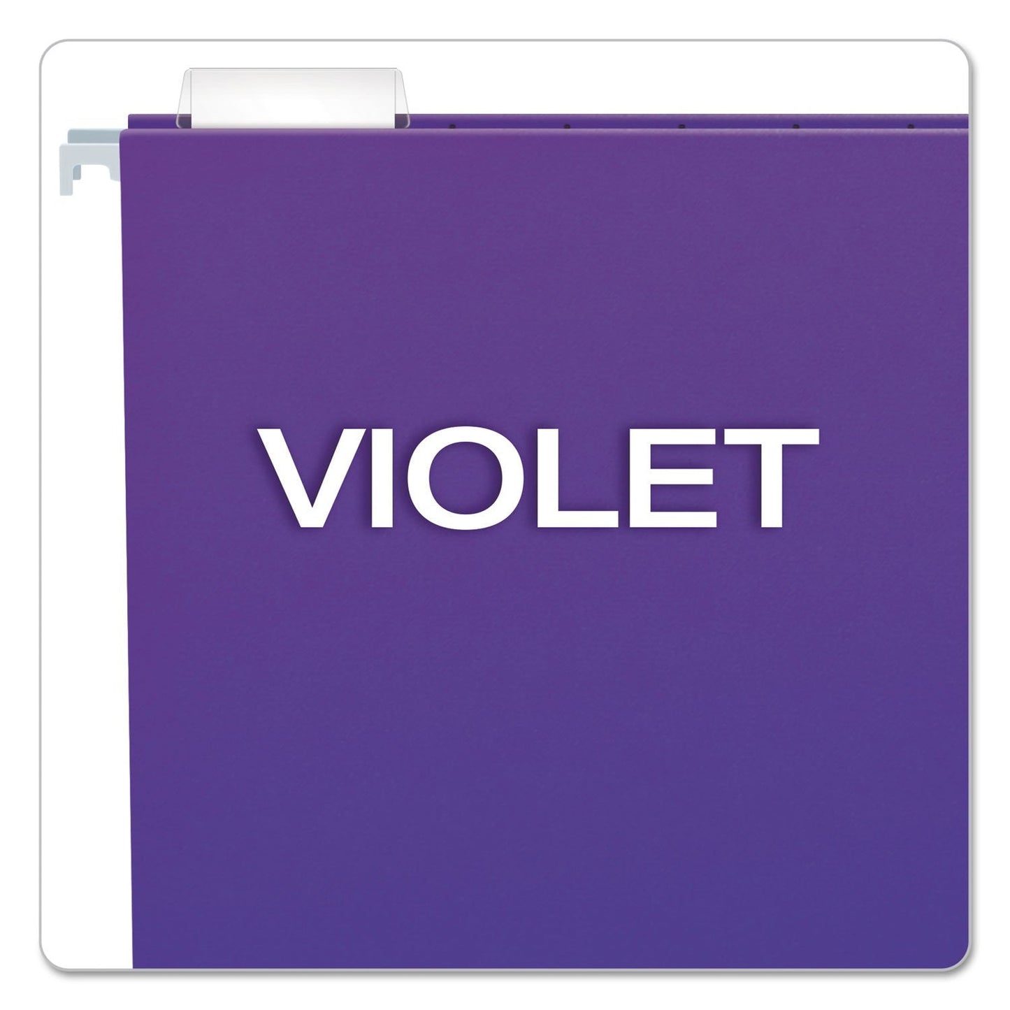 Pendaflex Recycled Hanging Folders, Letter Size, Violet, 1/5 Cut, 25/BX (81611)