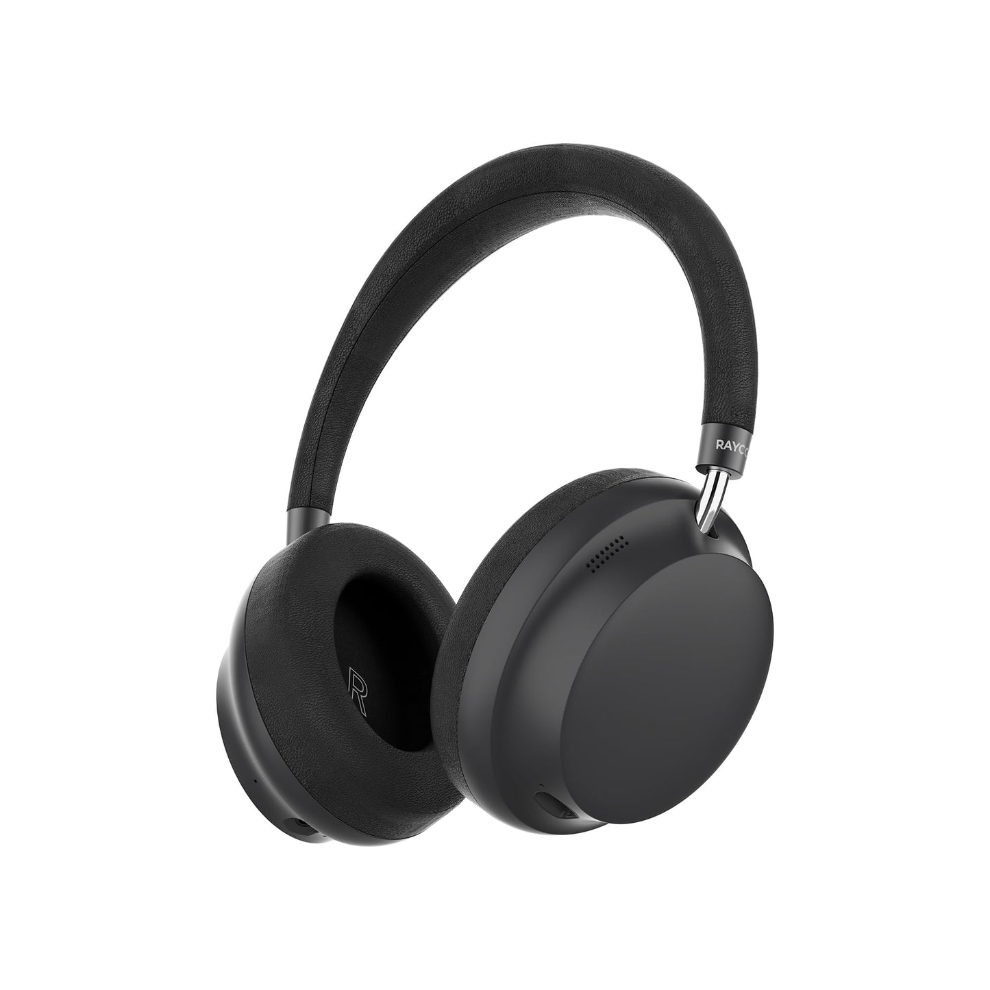 Raycon Essential Bluetooth Headphones - Over The Ear, Active Noise Cancelling Wireless Headphones + Awareness Mode, Bluetooth Headset with Mic, 50 Hours of Battery Life (Black)