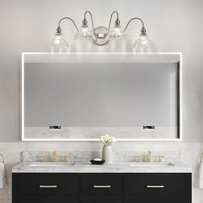 Brushed Nickel Bathroom Vanity Lights Vintage Vanity Lighting Fixtures Pciture Light for Bathroom Bedroom Hallway Living Room