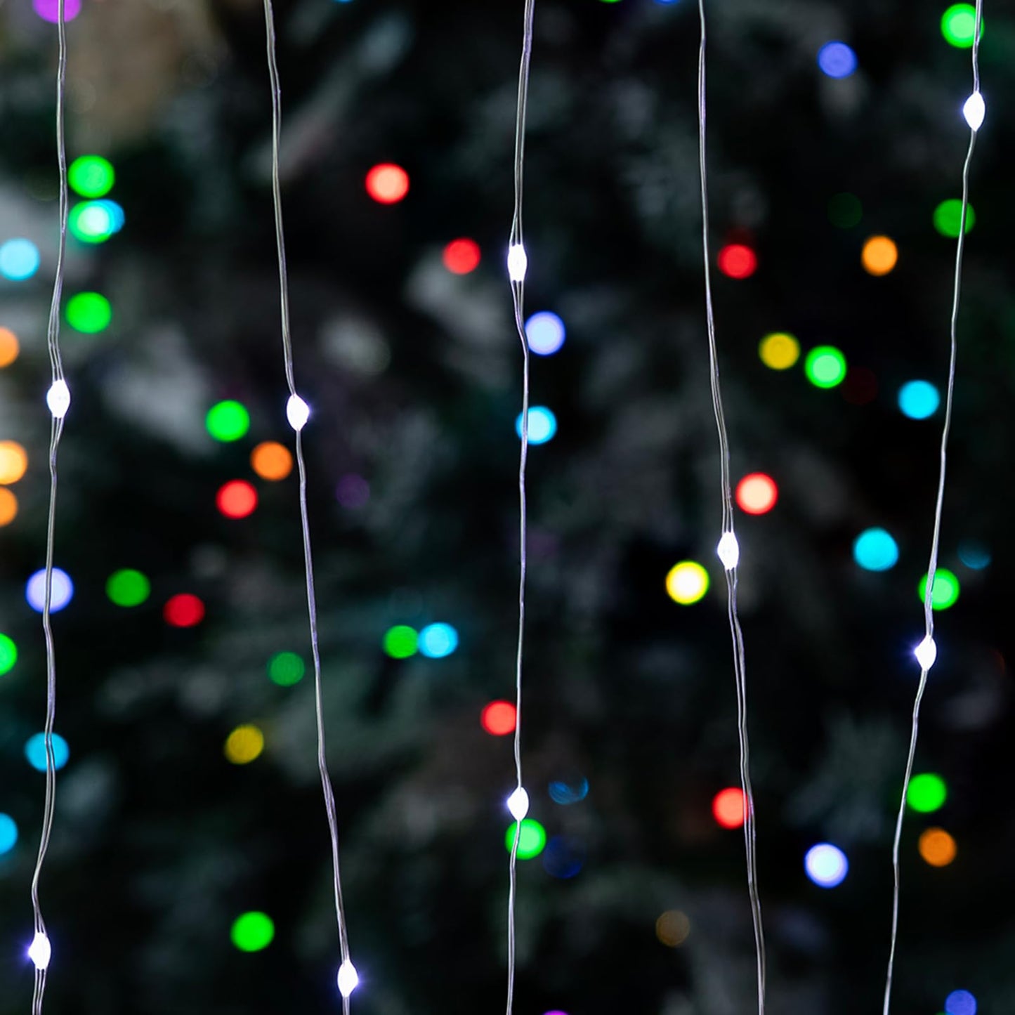 ZELUXDOT Fairy Lights Plug in,200FT 600LEDs Waterproof Led String Lights,8 Modes Remote Twinkle Light for Outdoor Indoor Christmas Wedding Birthday Garden Party Decorations,Silver Wire,Cool White