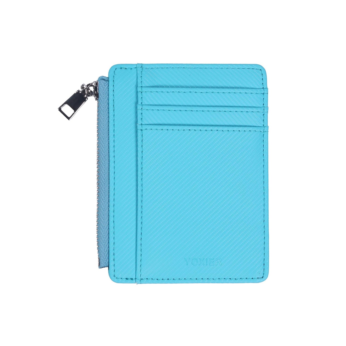 YOXIER Slim Minimalist Wallet, Front Pocket Wallets, RFID Blocking, Credit Card Holder for Men & Women (blue)