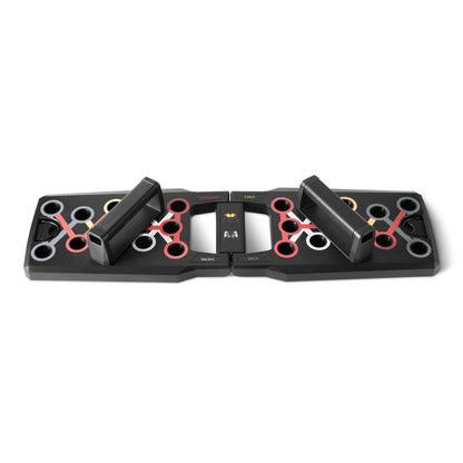 Amazon Basics Push Up Board, Black, 24-in-1 – Multi-Position Training System for Upper Body Strength & Muscle Building – Portable Home Gym Equipment
