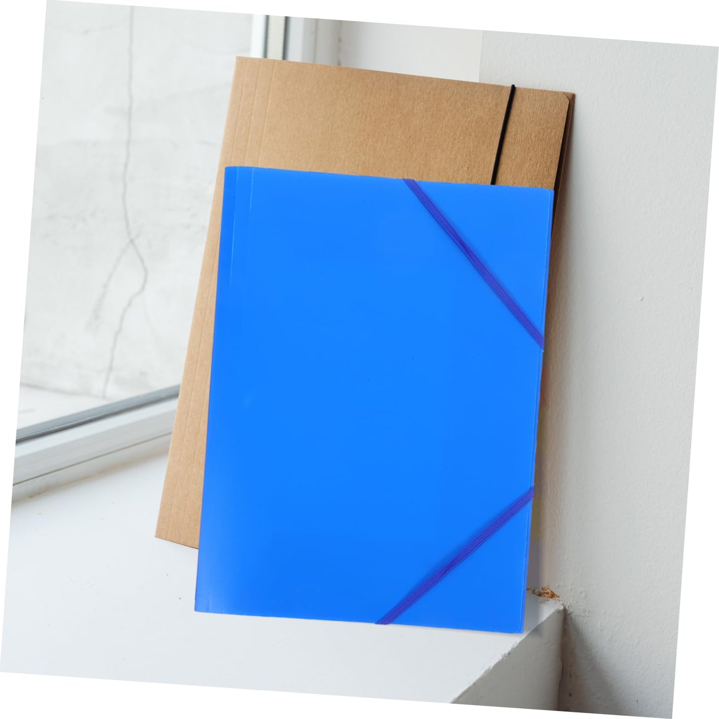 Gogogmee Plastic Expanding File Folder with Elastic Band 3 Pack Document Organizer for Office