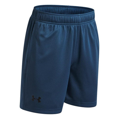 Under Armour Boys' Tech Mesh Shorts, (498) Wham Blue / / Black, Youth Medium