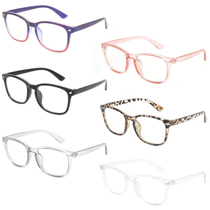 MIGSIR Blue Light Blocking Glasses for Computer Gaming, Fashion Fake Helps Reduce Screen Fatigue Eyeglasses for Women Men