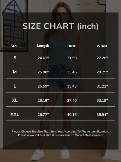 ATHMILE Women Sleeveless Basic Tops Summer Clothing Casual Ribbed Sleeveless Cami Tank Top Slim Fitted Blouses T Beach Black