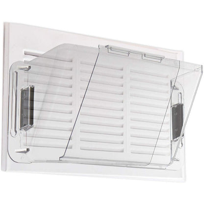 Home Intuition - Adjustable Magnetic Air Vent Deflector for Sidewall, AC, Ceiling and Vent Registers - Non-Melting, 10lb Pull Force - Fits 10-14 Inch (1 Pack)