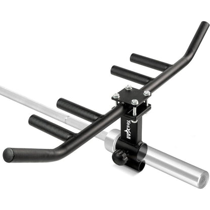 Yes4All 550lbs Multi Grip Rowing Handle, T Row Attachment for Muscle Training - Premium Steel 1 inch & 2 inch Bar Compatibility, Any Height Fit, Superior Grip