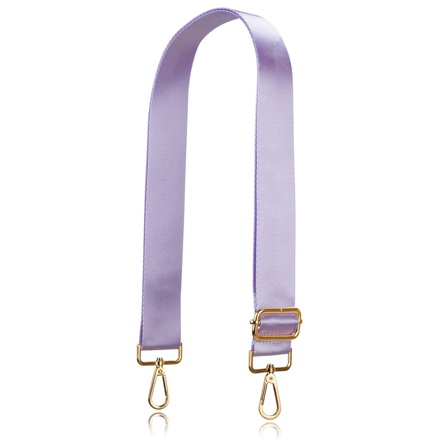 Allzedream Wide Purse Strap Replacement Crossbody Shoulder Bag Adjustable (Purple)
