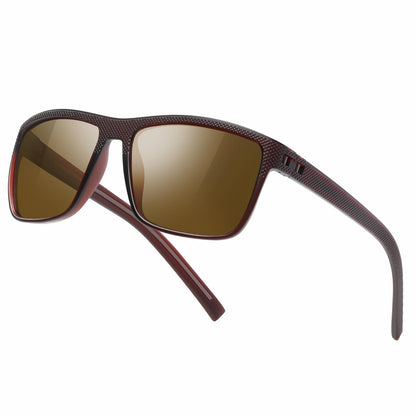 Square Polarized Sunglasses for Men and Women Lightweight Frame Sun Glasses with UV Protection