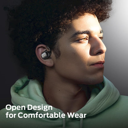 Monster Open Ear Headphones Touch Screen Earbud, Open Touch Pro 100 Wireless Earbuds Support TF Card, Bluetooth Earbuds with ENC Clear Talk, Multiple EQ Modes, Comfort Earhooks, IPX5, 30H Playback