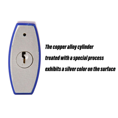 SEPOX® Large Outdoor Padlock, Heavy Duty 50mm 2" All-Weather Keyed Padlock - Solid Steel Body with 3pcs Keys, Waterproof Blue Cover, Ideal for Gates, Fences, Chain, Gym Lockers, Toolboxes & Sheds