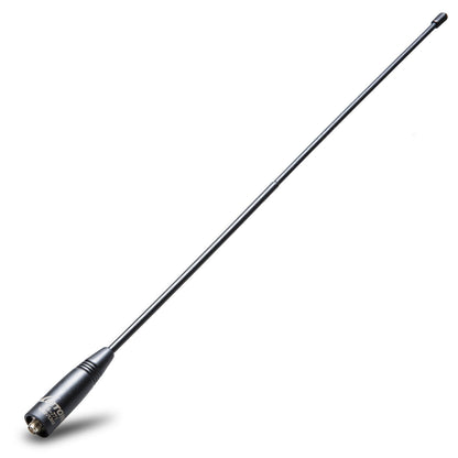 Radio Antenna for BaoFeng UV-5R/888S Long Range Walkie Talkie Antenna 15.6-Inch Whip VHF/UHF (144/430Mhz) Antenna SMA-Female（1 Pack）