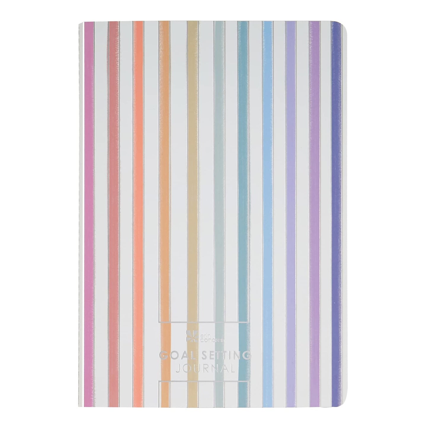 Erin Condren Designer Petite Planner - Goal Setting Journal Editions with Illustrative, Functional, Cute Sticker Pack that Includes Inspirational Quotes for Customization (Goal Setting 2)