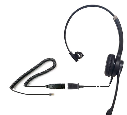 IPD IPH-250 Phone Headset with Noise Cancelling Microphone for Office and Call Center-Compatible with Avaya 1608 1616 9601 9608 9611 9611G 9620 9621 9630 9631 9640 9641 9650 9670 J139 J159 J169 J179