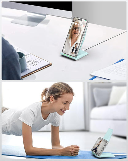 Fast Wireless Charger, NANAMI 15W Qi Certified Wireless Charging Stand Compatible iPhone 17/17 Air/16/15/15 Pro/15 Plus/15 Pro Max/14/13/12, for Samsung Galaxy S25/S24/S23/S22/S21 and Qi-Enabled Phone