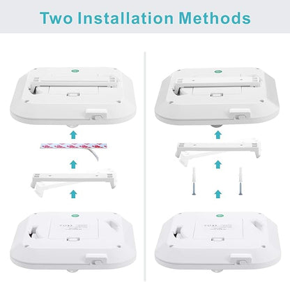LINEWAY Motion Sensor Ceiling Light - Indoor Motion Activated LED Light, 6000K, 180LM, Battery Operated for Closet, Hallway, Stairway, Cabinet, Pantry