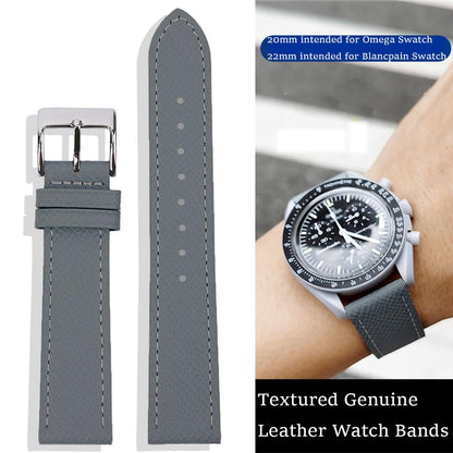 Niziruoup Leather Watch Band Quick Release Handmade Elegant Epsom Full Grain Leather Calfskin Bracelet 12mm 14mm 16mm 18mm 20mm 22mm Replacement Band Strap for Women Men