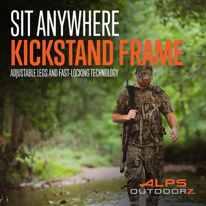 ALPS OutdoorZ Grand Slam Turkey Vest Featuring Removable Sit Anywhere Kickstand Frame and Fold-Away Seat, Large Game Bag, and Cell Phone Use in Pocket, Standard, Realtree Timber
