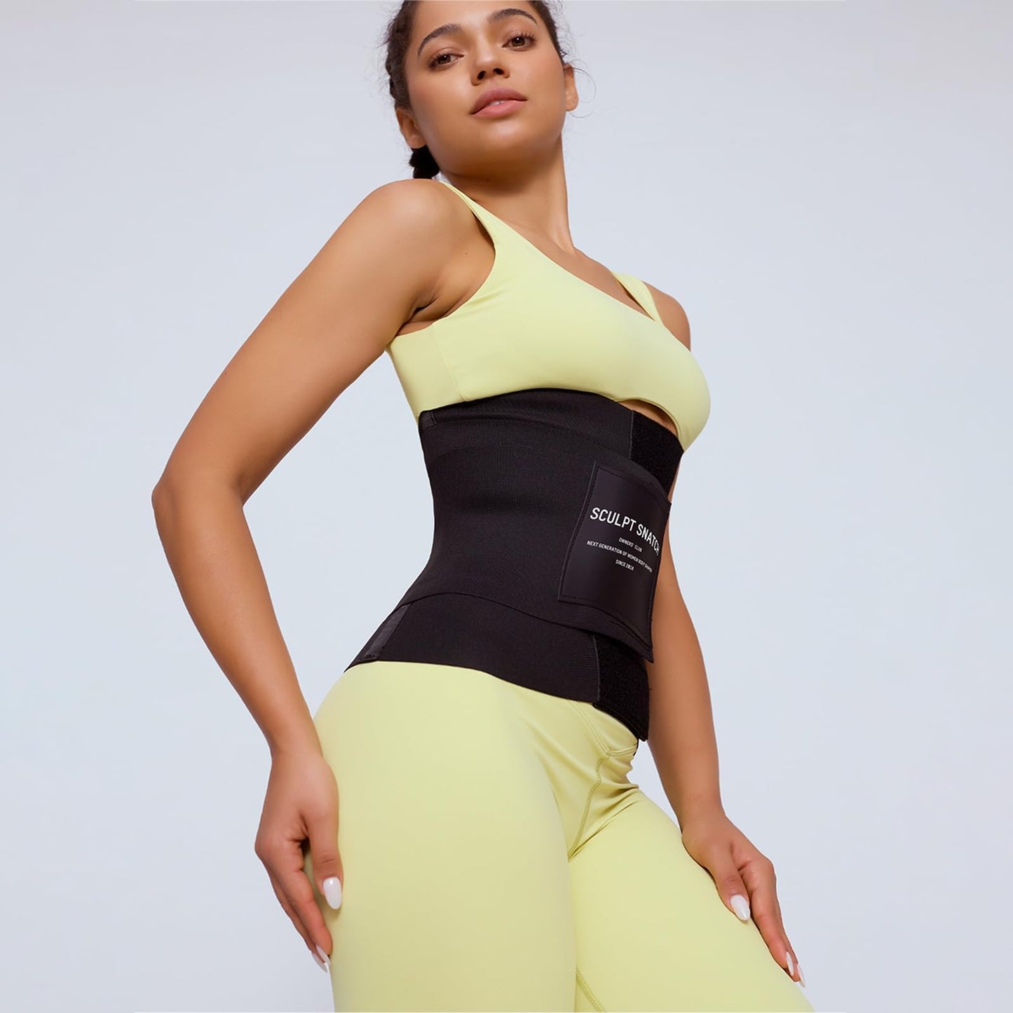 Sculpt Snatch Hourglass Waist Trainer for Women–Adjustable Sweat Band for Stomach, Tummy Control&Workout Waist Trimmer(PINK,4XL)