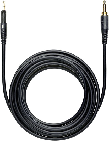 Audio-Technica ATH-M60X On-Ear Closed-Back Dynamic Professional Studio Monitor Headphones Black